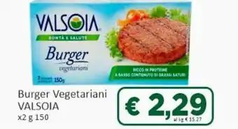 Paghi Poco Hamburger vegetariani valsoia offerta