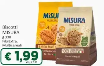 Biscotti integrali misura
