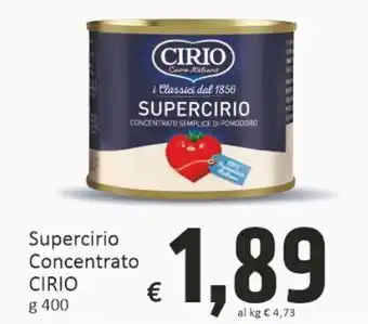 Paghi Poco Concentrato di pomodoro cirio offerta