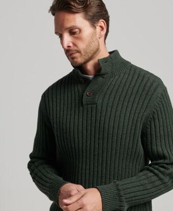 Maglione serafino a coste
