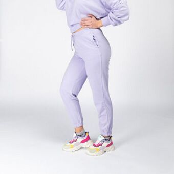 Jacqueline de yong - pantalone tuta joggers donna, lilla