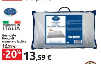 Carrefour Guanciale fiocco di memory o lattice offerta