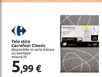 Carrefour Telo stiro Carrefour Classic offerta