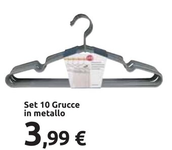 Set 10 Grucce in metallo