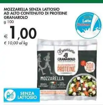 Bennet Granarolo Mozzarella Senza Lattosio Ad Alto Contenuto Di Proteine 100 g offerta