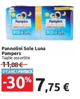 Pampers Pannolini Sole Luna Taglie assortite
