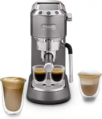 De'longhi dedica arte ec 885.gy macchina da caffè espresso manuale e cappuccino, caffè in polvere o in cialde e.s.e., dota...