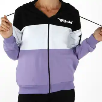 Globo Moda Gola - donna felpa full zip con tagli offerta