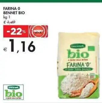 Bennet Farina O Bennet Bio 1 kg offerta