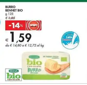 Bennet Burro Bennet Bio 125 g offerta
