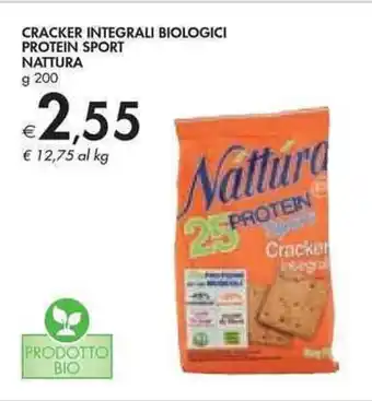 Bennet Nattura Cracker Intergrali Biologici Protein Sport 200 g offerta