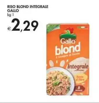 Bennet Gallo Riso Blond Integrale 1 kg offerta