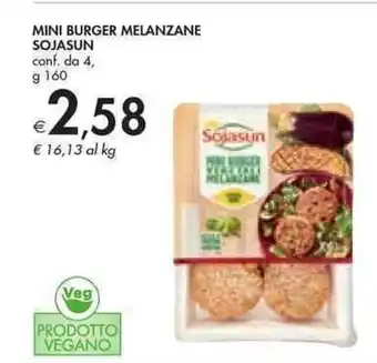 Bennet Sojasun MIni Burger Melanzane conf. da 4, 160 g offerta