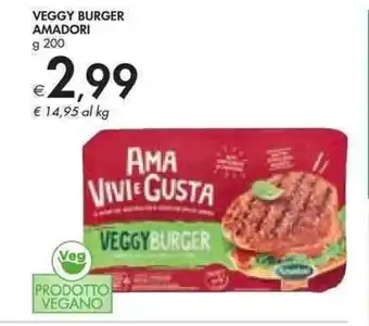 Bennet Veggy Burger Amadori 200 g offerta