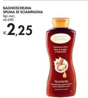 Bennet Bagnoschiuma Sciampagna tipi vari 650 ml offerta