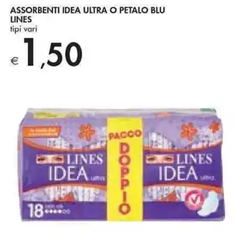 Bennet Lines Assorbenti Idea Ultra o Petalo Blu tipi vari offerta