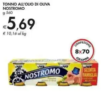 Bennet Nostromo Tonno all'Olio Di Oliva 560 g offerta