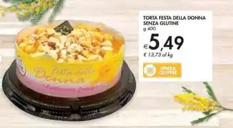 Bennet Senza Glutine Torta Fetsa Della Donna 400 g offerta