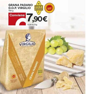 Coop Virgilio Grana Padano D.O.P 700 g offerta