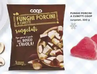 Coop Coop Funghi Porcini A Cubetti surgelati 300 g offerta