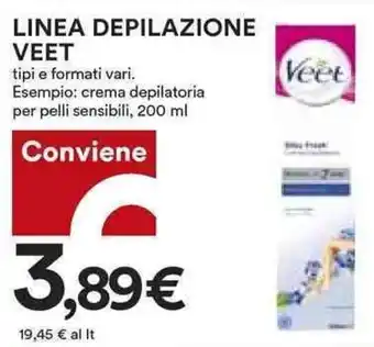Coop Veet Linea Depilazione 200 ml offerta