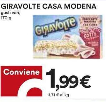 Coop Giravolte Casa Modena gusti vari 170 g offerta