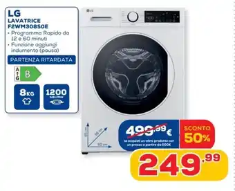 Euronics LG Lavatrice F2WM308S0E offerta