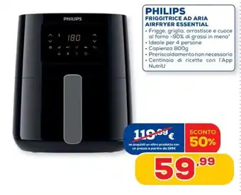 Philips Friggitrice Ad Aria Airfryer Essential