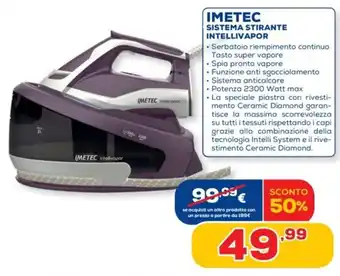 Euronics Imetec Sistema Stirante Intellivapor offerta