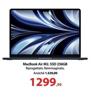 Euronics MacBook Air M2. SSD 256GB offerta