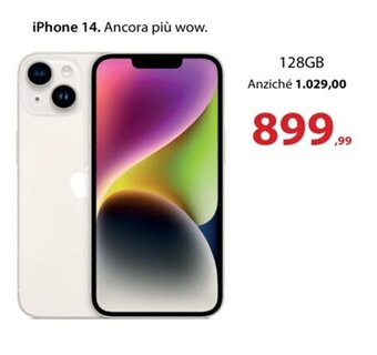 Euronics iPhone 14 128GB offerta