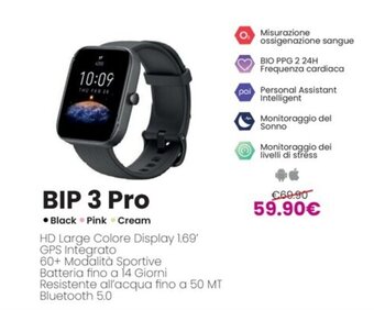 Euronics Amazfit BIP 3 Pro offerta