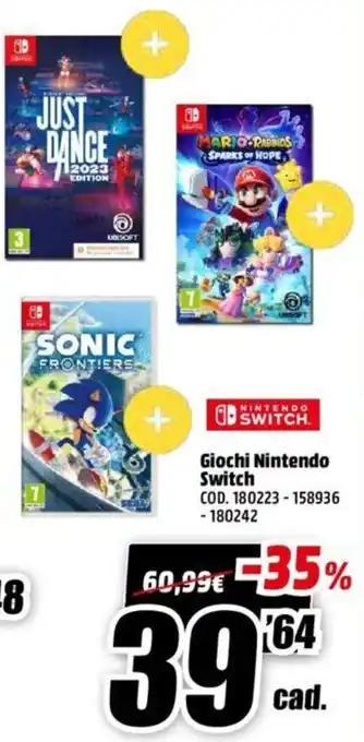 Nintendo Switch Giochi
