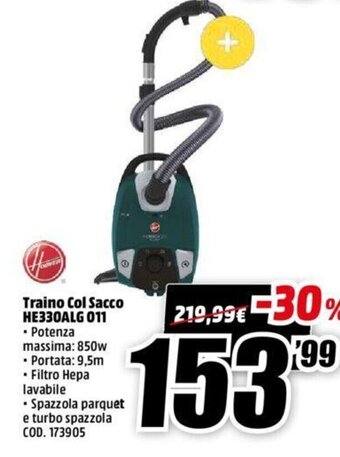 Hoover Traino Col Sacco HE330ALG 011