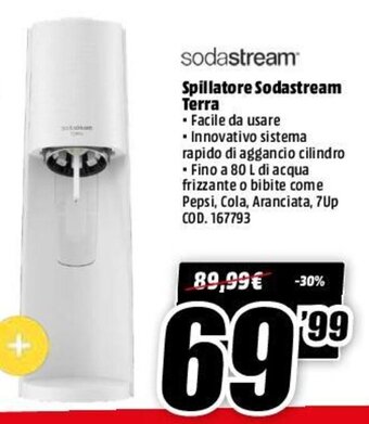 MediaWorld Sodastream Spillatore Terra offerta