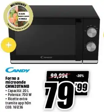 Candy Forno A Microonde CMW20TNMB