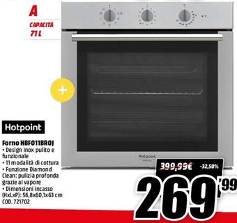 MediaWorld Hotpoint Forno HBF011BROJ offerta