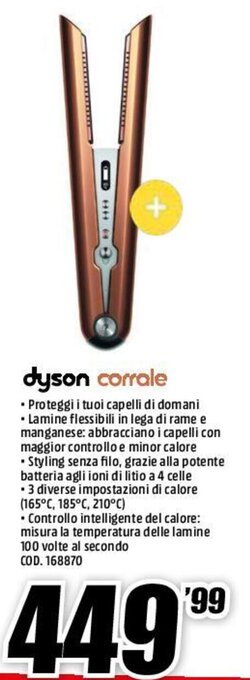 MediaWorld Dyson Corrale offerta