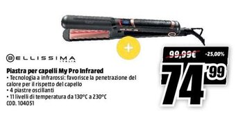 MediaWorld Bellissima Piastra Per Capelli My Pro Infrared offerta