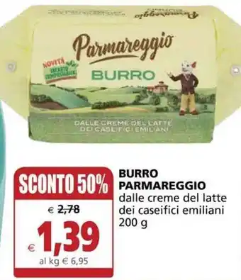 Il Gigante Parmareggio Burro Dalle Creme Del Latte Dei Caseifici Emiliani 200 g offerta