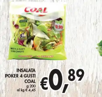 Supermercato Coal Coal Insalata Poker 4 Gusti offerta