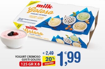 Qui Discount Yogurt Cremoso Gusti Golosi 125 gr x 8 offerta