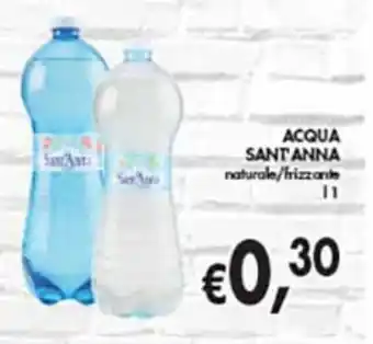 Supermercato Coal Sant'Anna Acqua naturale/frizzante 1 l offerta