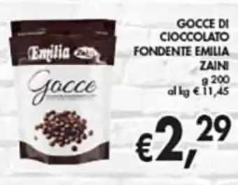 Zaini Gocce di Cioccolato Fondente Emilia g 200