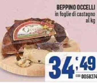 Beppino Occelli in foglie di castagno