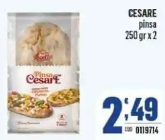 Gruppo di Palo Cesare Pinsa 250 gr x 2 offerta