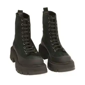 Primadonna Anfibi neri in camoscio, tacco 5,5 cm offerta