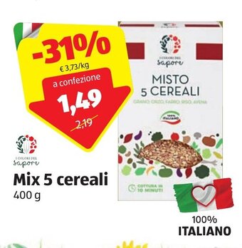 ALDI Mix 5 cereali 400 g offerta