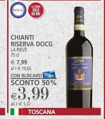 Chianti riserva docg 75cl