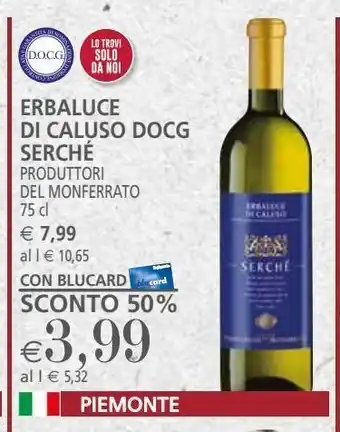 Il Gigante Erbaluce di caluso docg serché 75cl offerta